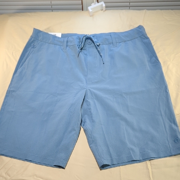 Speedo Light and Dark Grey Men's Swim Shorts, Plus Light Blue Checkered Shorts - Picture 7 of 15